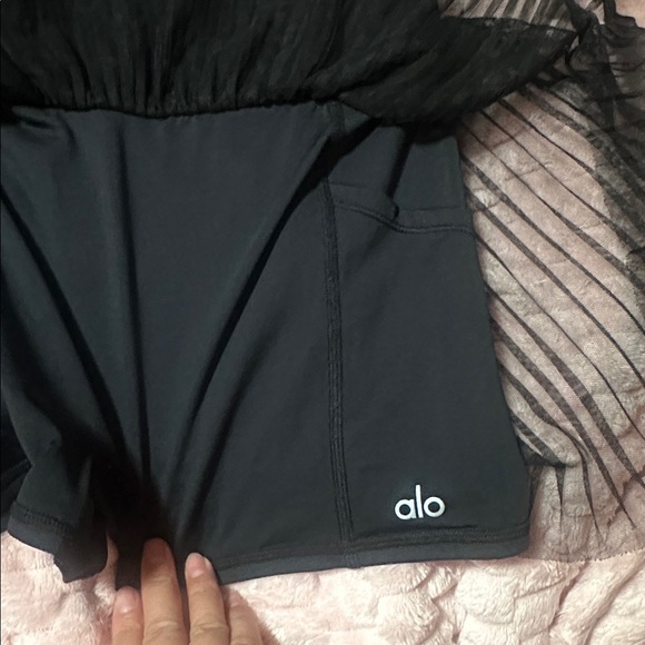 Alo flirty mesh tennis skirt - Picture 5 of 6